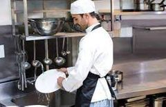 Reporta  Sous chef

Funciones principales

-Lavar adecuadamente la loza del restaurante
-Conservar en buen estado los utensilios del restaurante
-Lavar el área de trabajo al finalizar el turno
