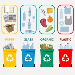 Recycling
Recycling is the process by which waste is converted into new products or material resources with which to make other products.