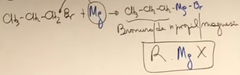 Es un halogenuro de alquil magnesio