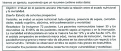 •	Titulo (autores, establecimiento, contacto). 
•	Introducción 
•	Objetivo 
•	Materiales y métodos
•	Resultados
•	Conclusión