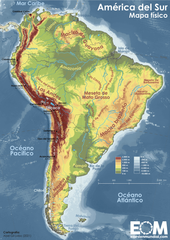 En el mapa ubique la consitución geológica del contiente sudamericano y sus principales cratones, nombrelos.
