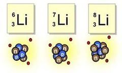 -  Mismo número de protones y diferente número de neutrones, cambio su masa y propiedades