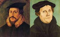 Exponentes Martin Lutero y Juan Calvino