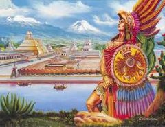 El emperador azteca Moctezuma