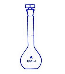 Se emplea para medir un volumen exacto de líquido con base a la capacidad del propio matraz, que aparece indicada.