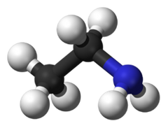 Se usan cuando los grupos alquilo no están ramificados. Los grupos alquilo enlazados al átomo de nitrógeno se mencionan en orden alfabético. Los prefijos di y tri se utilizan para indicar dos o tres grupos idénticos.

Como ejemplo, etilamina.