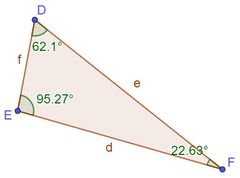 Es un triángulo que no es rectángulo.