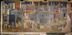 Frescoes, Palazzo Pubblico, Sienna, 1338-1339
