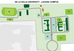 Name the parts of DLSU-Laguna Campus
