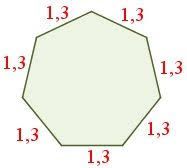Heptágono Regular

Un polígono regular es una figura plana que todos sus lados son iguales y los ángulos:
                                      
                                           P: I * N
I corresponde al número de lados y n es la lon...