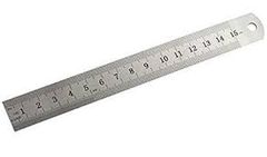 Instrumento para medir y trazar líneas rectas  es una barra rectangular y plana graduada en centímetros y milímetros.