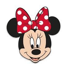 Minnie Mouse en el pelo lleva un bonito...