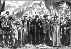E 1536 llega Juan Calvino a Ginebra, lugar donde el protestantismo estaba siendo tomado ya en serio por la población.