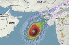 

(ACE) combines cyclone intensity and duration.



  ACE has little to do with the damage on the coast.  

Biporjoy’s ACE is 23.6 square knots
second spot behind Cyclone Kyaar [img] in 2019    