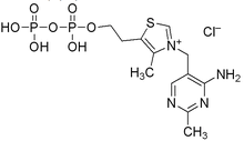 a) Tiamina libre 

b) Difosfato de Tiamina

c) Tiamina fosfatada 

d) Trifosfato de Tiamina 

R: Difosfato de Tiamina