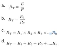What equation represents the rule for total resistance in a series circuit?