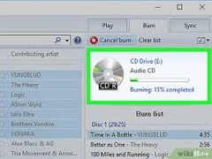 Put files from computer on a CD