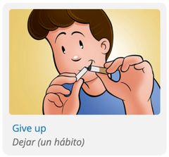 give up (habit)