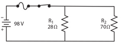 What is the total resistance for the circuit?