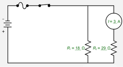 Find the total power that must be delivered by the voltage source in the circuit shown.