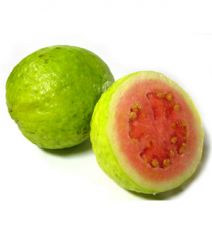 the fruit of a tropical American tree, with yellow skin and pink flesh



What's a garden without guava?


 
