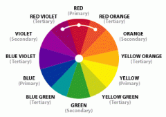 Colors that are next to each other on the color wheel.