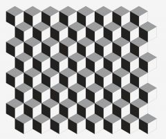 Patterns that have regular elements spaced at regular intervals.
Common in math, interior design, and art.