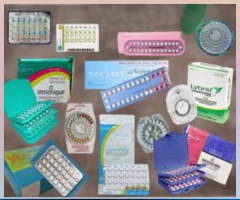 26. 2 types of hormonal birth control pills.

Estrogen and _________.