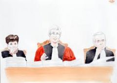 (n phrase) The judge in charge of the criminal court proceedings