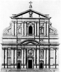 Name the church shown to the right that became a prototype for many of the Baroque churches built during the Counter- Reformation era.

