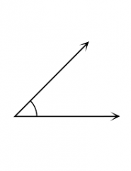 shaped formed by two line segments
