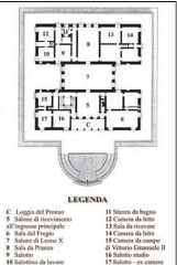 What was revolutionary about the plan of Villa del Poggio, shown below left?