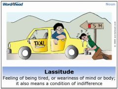 LASSITUDE-LETHARGY; SLUGGISHNESS