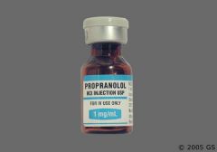 Propranol (Inderal)