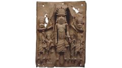 #169


Wall plaque, from Oba's Palace 


Edo peoples


Benin, Nigeria 


16 century C.E.


_____________________


Content: 


 