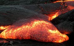 Hot, melted rock that is below the earth's surface.