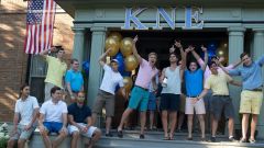 They're all part of one frat called KNE in college.