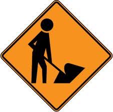 This sign means?

- Advance warning, you're approaching a playground
- Road workers are in or near the roadway
- A flagger is stationed ahead to control road users