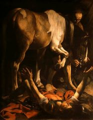 Caravaggio, Conversion of Saint Paul, 1600-1601, Italy, oil on canvas, counter-reformation, baroque.
