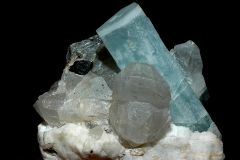 System: Hexagonal
Hardness: 7.5-8
Specific gravity: 2.65-2.90
Luster: vitreous. Becomes opaque  with inclusions
Color: grayish-white, greyish-yellowish-white, pale blue
Cleavage: imperfect basal
Streak: white