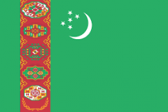 Capital: Ashgabat
Language: Russian/Turkmen
Currency: Manat