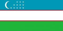 Capital: Tashkent
Language: Uzbek
Currency: Som