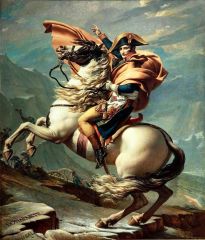 Jacques-Louis David, Napoleon steekt de Alpen over bij de Sint-Bernardspas, 1800-1801