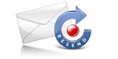  resend (a letter or e-mail) on to a further destination.