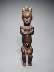 #179


Reliquary figure (byeri) 


Fang peoples


Southern Cameroon


19th to 20th century C.E.


_____________________


Content: A wooden carved figure of a human representation in a seated position.


_____________________________...