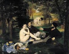 French Salon of the refuse arts:
those artists whose works had been refused by the jury of the official salon


Luncheon on the Grass by Manet