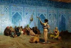 19th Century fascination with the Middle Eastern cultures celebrating the foreign and exotic 


The Snake Charmer by Gerome