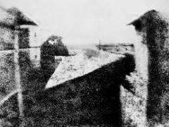 Photograph made on a copper plate polished with silver


First Photograph by Joseph Niepce