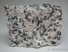 A usually lightcolored igneous rock that is found in continental crust
