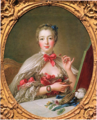 Boucher, Madame de Pompadour at her Toilette, 1758
